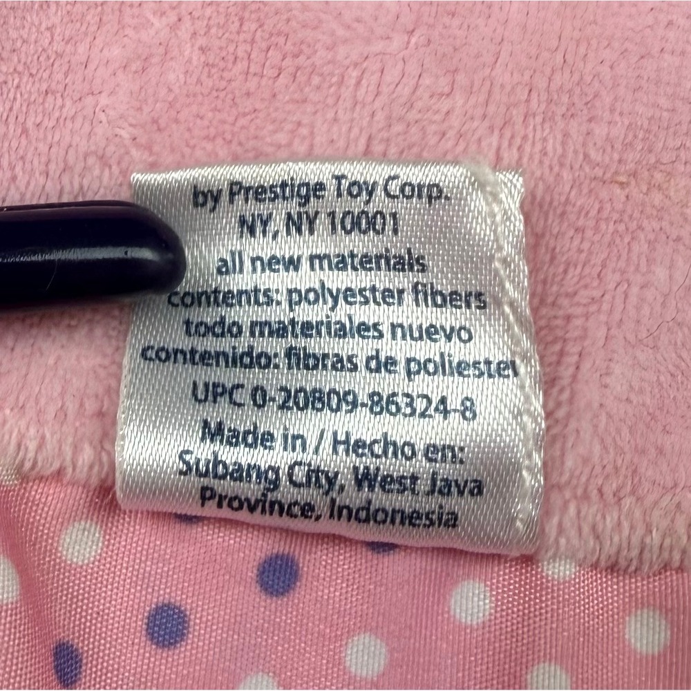 Garanimals Pink My Best Friend Baby Security Blanket Doll Lovey Polka Dot 86324 - Picture 7 of 10